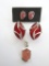 Two lovely sets of earrings and pendant, 925