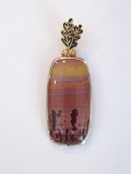 Lovely pendant, sunrise colors