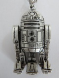 1977 Century Fox R2 D2 droid pendant, 1 1/2