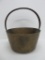 Heavy brass kettle, 12