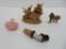 Cute miniatures and bird carving