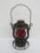 Dietz Vesta New York Central Railroad lantern with ruby globe