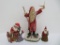 Jim Shore and Bethany Lowe Santa Claus figures