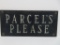 Metal Parcel's Please sign, 11