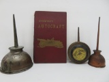 1917 Englemans Autocraft and vintage oil cans