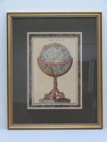 Framed print, Globe Celeste