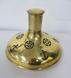 Mid Century Modern Nautical decanter, anchor and wheel, 5