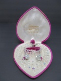 Parure of glass beads in Clinton Coro Box