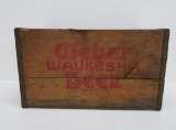 Weber Waukesha Beer wooden beer case