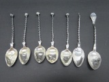 Seven hallmarked spoons