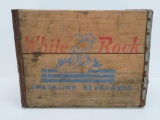 White Rock wood soda box, nymph decoration, 16