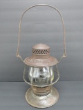 BR & P Railroad lantern with LV globe, 10