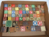 76 wooden childrens blocks