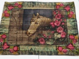 Chase blanket, Horse head, mohair type