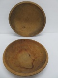 Vintage wood bowls, 13