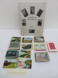 Advertising playing cards, four decks and singles