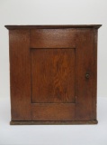 Oak table top type set cabinet