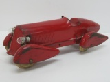 Metal Wyndotte Bentley style toy car, 8 1/2