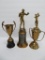 Vintage Golf and Boxing Trophies