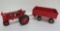 Ertl Farmall tractor and wagon