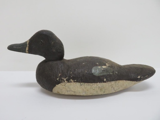 Vintage Wooden Duck Decoy, 14"