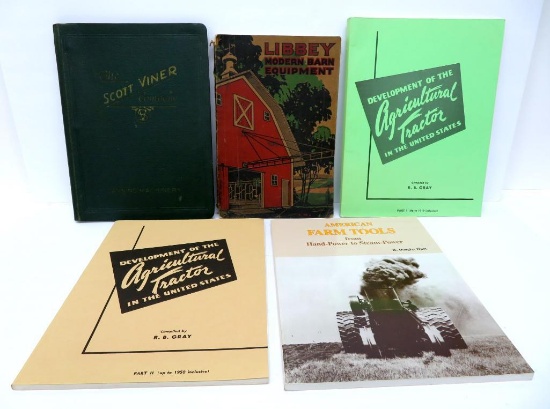 Vintage TractorCanning and Farm Equipment books