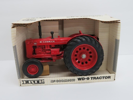 McCormick WD 9 toy tractor with box, Ertl, 1/16 scale, 8"