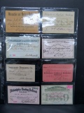 Eight Railroad passes, 1800's, 4