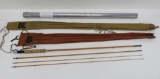 Hardy 8 1/2' English Fly Rod, split bamboo, 6 wt, three piece