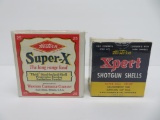 Two boxes of vintage Western shotgun shells