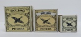Three boxes of Peters shotgun shells