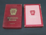 Two decks of Pennsylvania Railroad playing cards