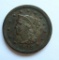 1846 Large Cent, braided hair