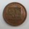 1850 Peter Warmkessel building token, New York, Civil War Token