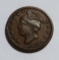 1863 Mercury Civil War token, E Connell & Co Groceries and Liquor Janesville Wis