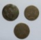 Three Half Dimes, 1832 capped bust, 1805 draped bust, 1838 seated