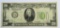 Circulated 20 dollar bill series 1928 B, G Chicago Illinois