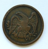 Civil War Token, eagle, Hay & Clark Hardware dealer, Oshkosh, Wis