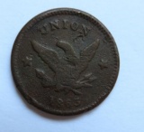 1863 Union Civil War Token, E Dixon & Sons, Kilbourne City Wis