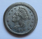 1864 Our Army Civil War Token, Eagle and Native American images