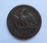 1863 W.H. Horn Manitowoc, WI - Civil War Token, Produce Dealer