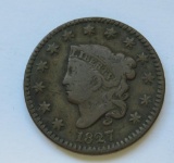 1827 Liberty Head Large Cent