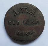 America Civil War Token, Awe, Redwing MN