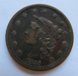 1838 Liberty Head Large Cent