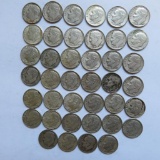 40 Silver Eisenhower Dimes, 1946 - 1964