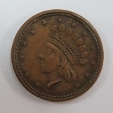 Indian Head Civil War Token, Union For Ever