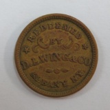 Union Flour, Civil War Token, DL Wing & Co , Albany NY