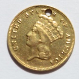 1868 Three Dollar Gold Piece