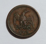 1863, Civil War Token, F Mitzlaff Grocer Milwaukee