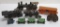 Assorted train lot, cast iron and die cast